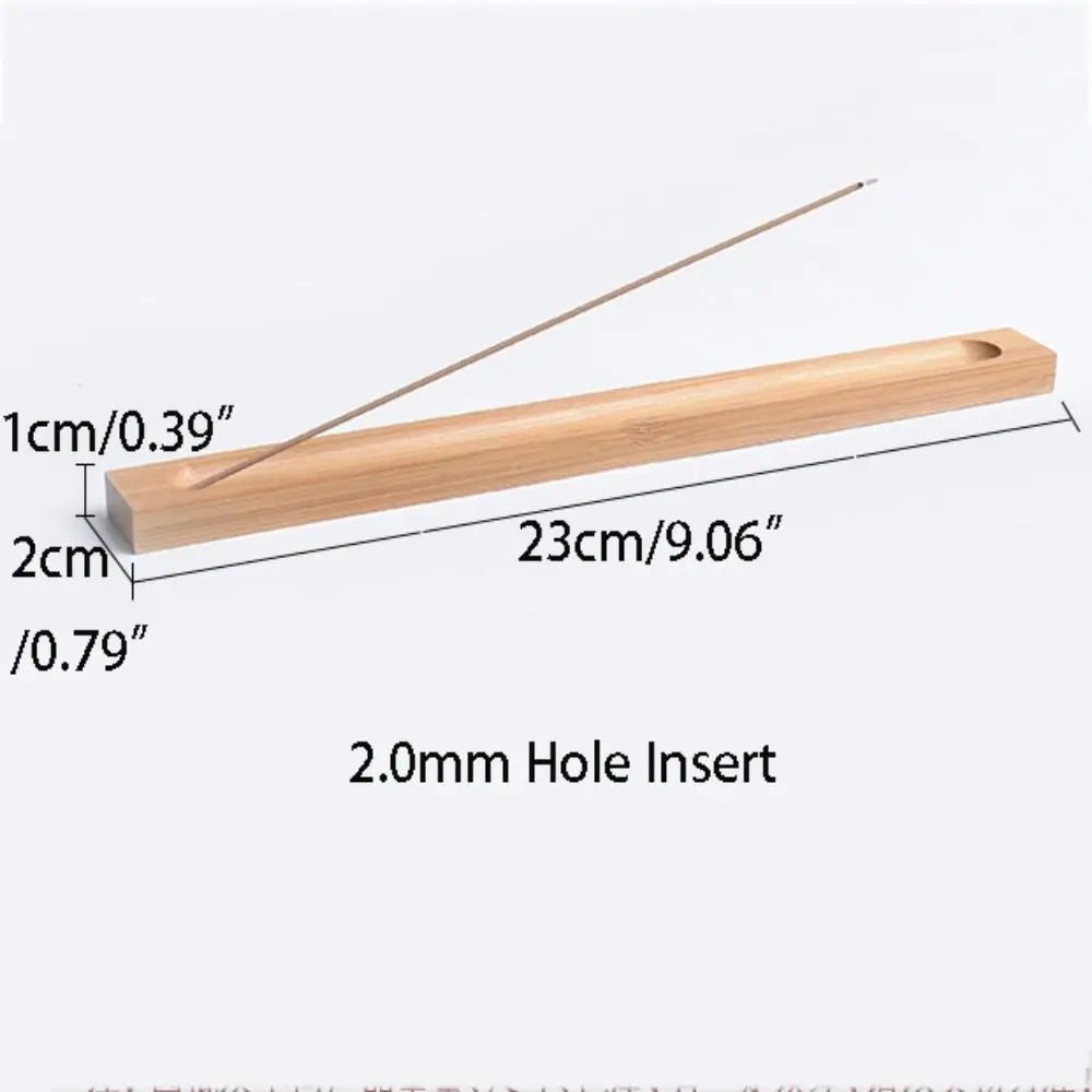 Natural Bamboo Board Incense Holder