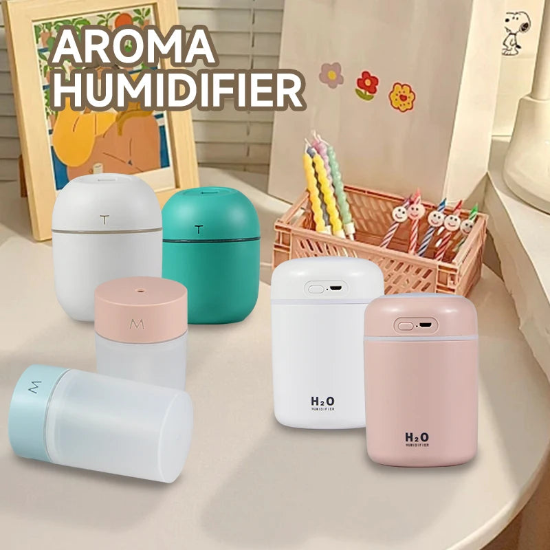 Mini Ultrasonic Air Humidifier Portable USB Aroma Diffuser