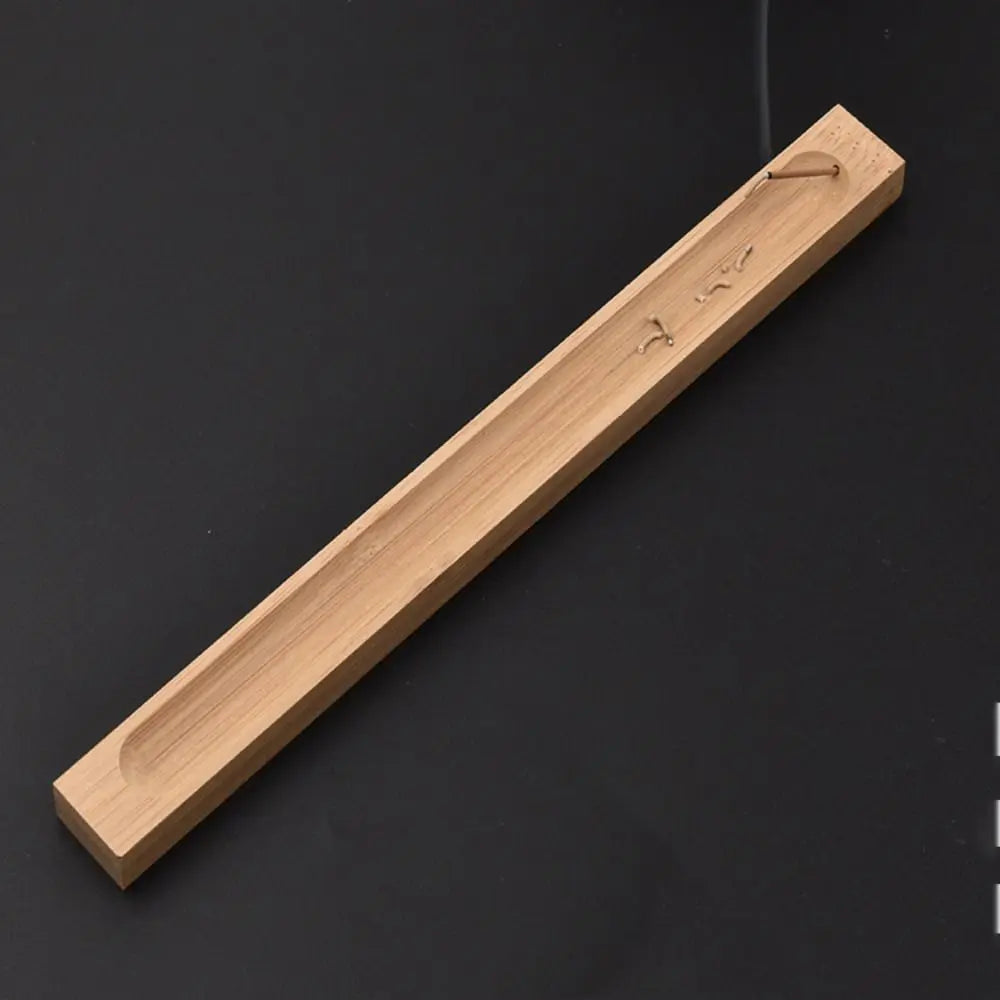 Natural Bamboo Board Incense Holder