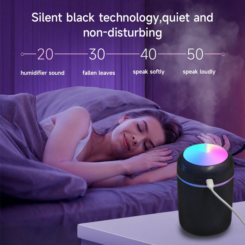 Mini Ultrasonic Air Humidifier Portable USB Aroma Diffuser