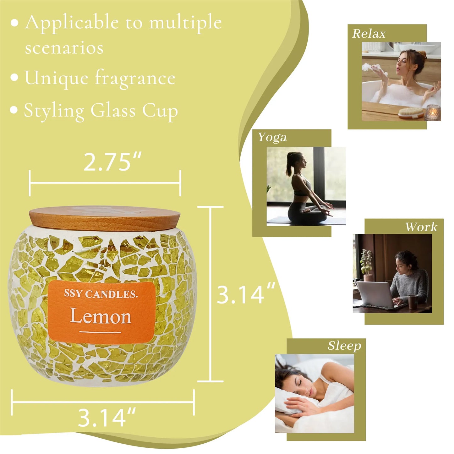 Mosaic Scented Candle