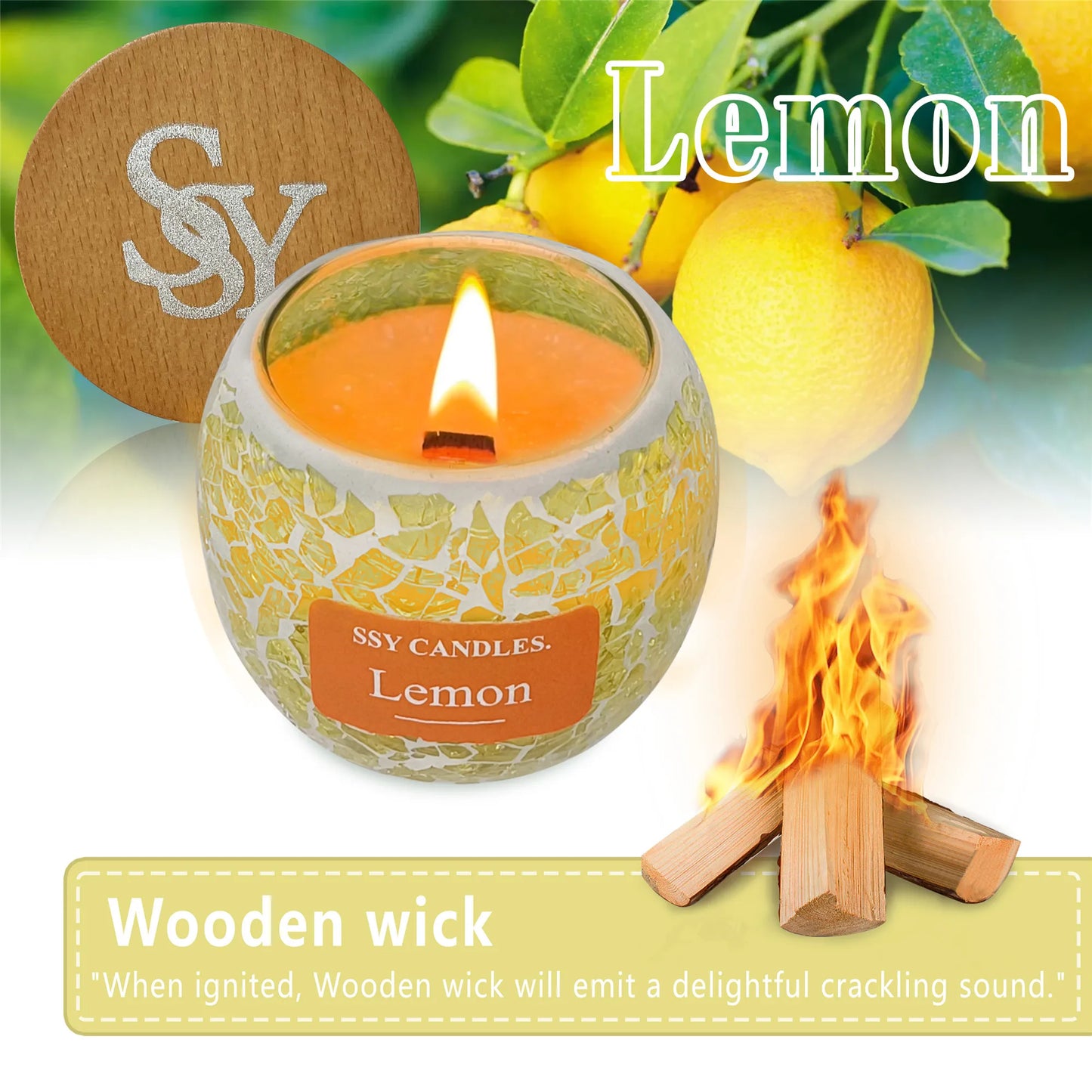 Mosaic Scented Candle