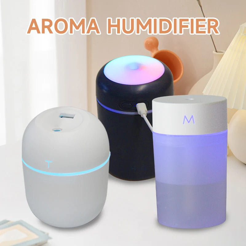 Mini Ultrasonic Air Humidifier Portable USB Aroma Diffuser