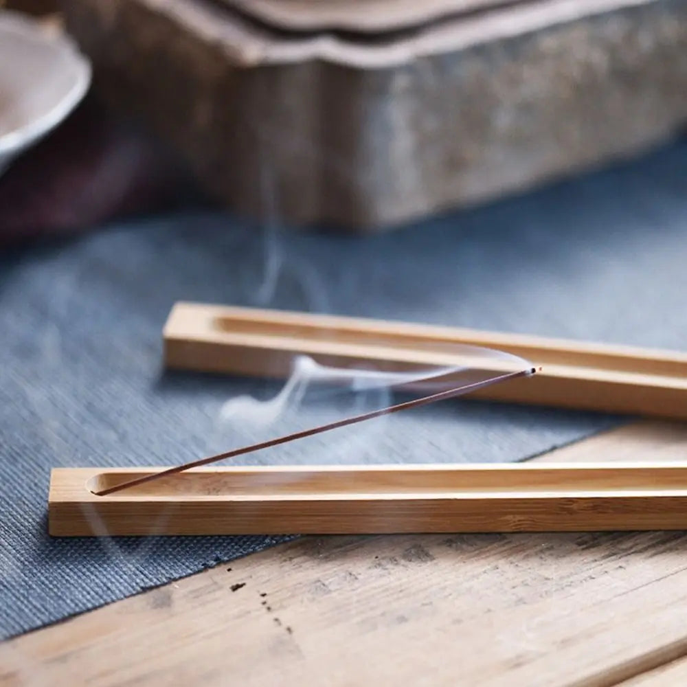 Natural Bamboo Board Incense Holder